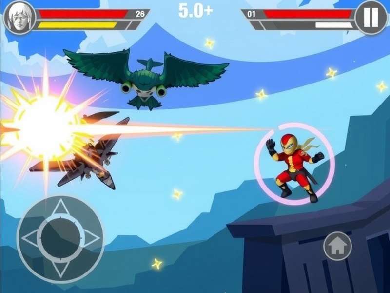 Hyper Hero Star Hurricane Gameplay Screenshot